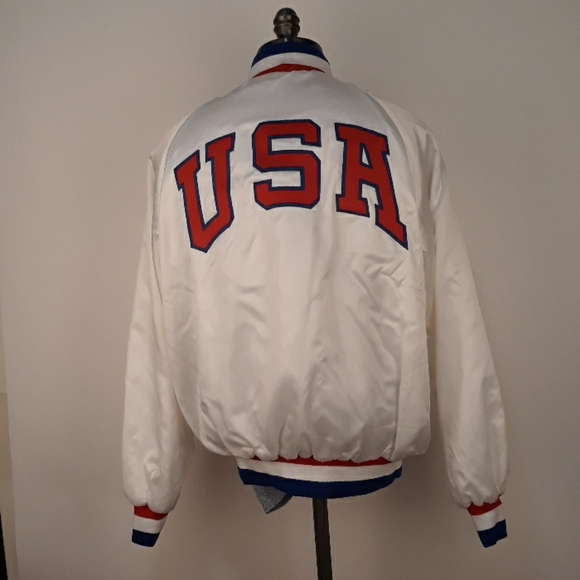 Sportsprint Other - 1992 Olympic Team USA Satin Bomber XL Jacket VTG